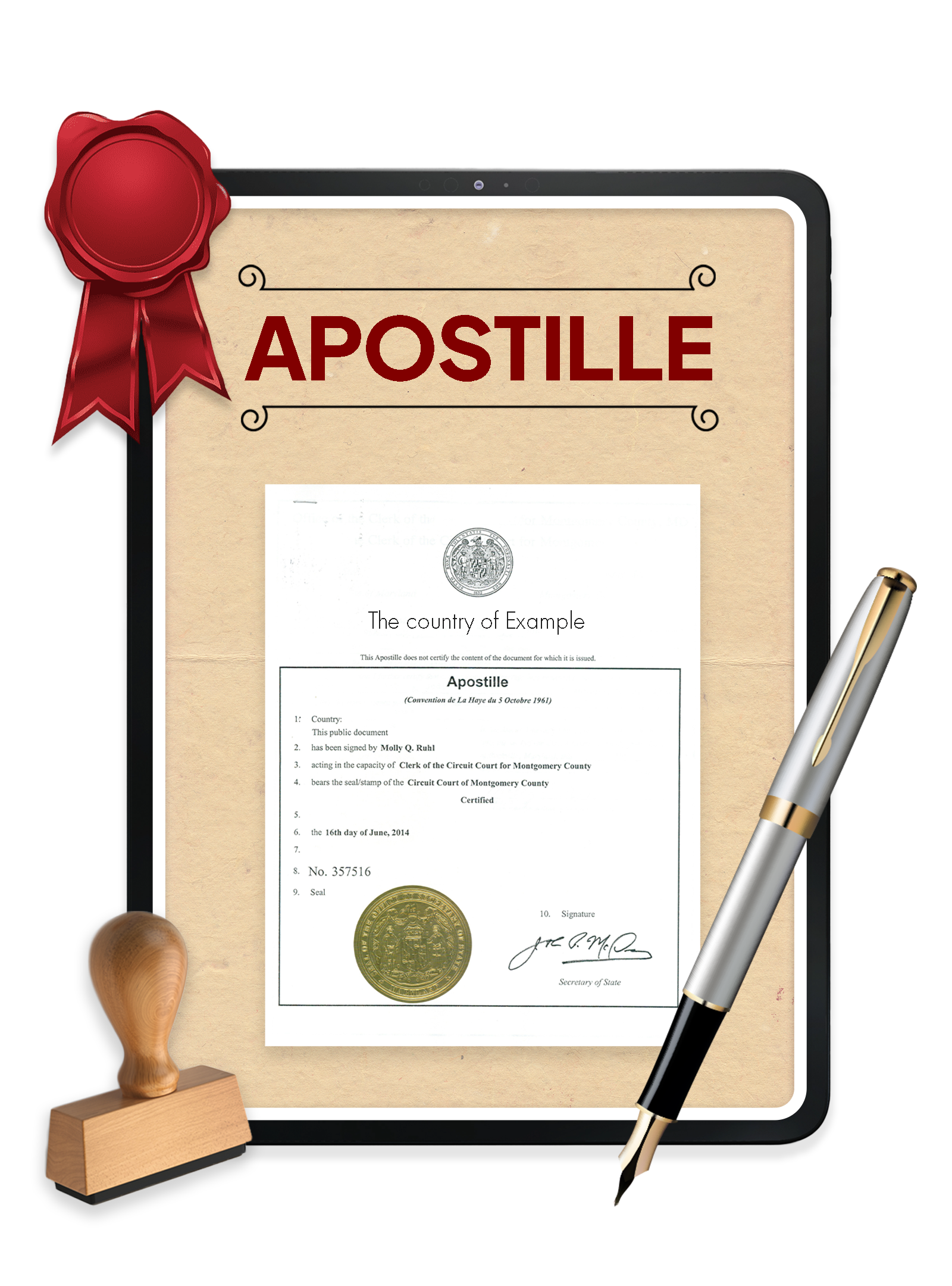 Apostille (Notarization included)