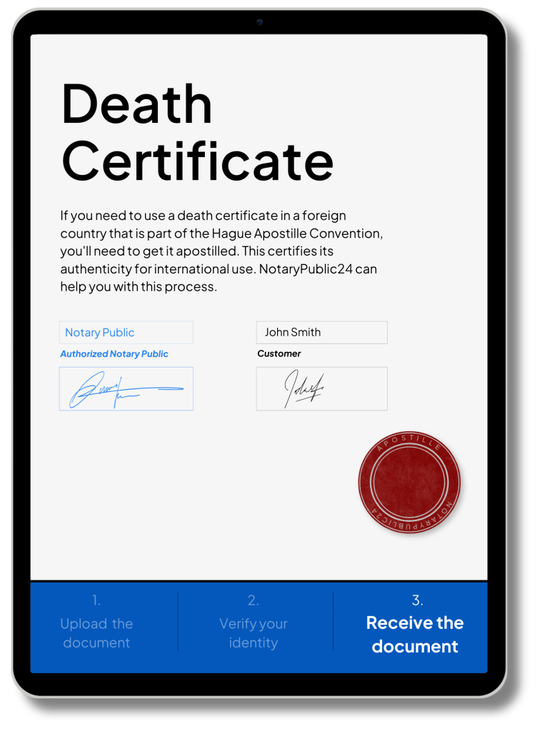 Death Certificate Apostille