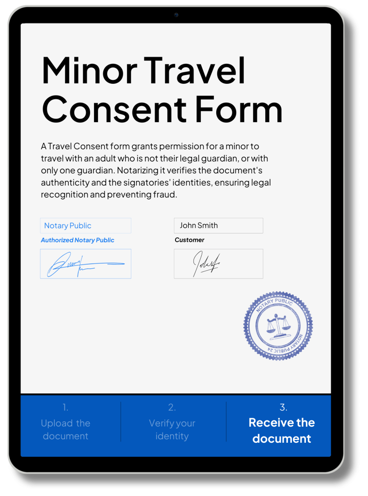 Minor Travel Consent