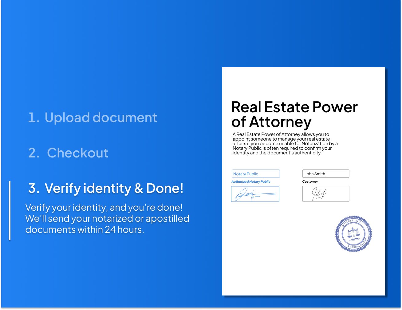 real estate power of attorney process