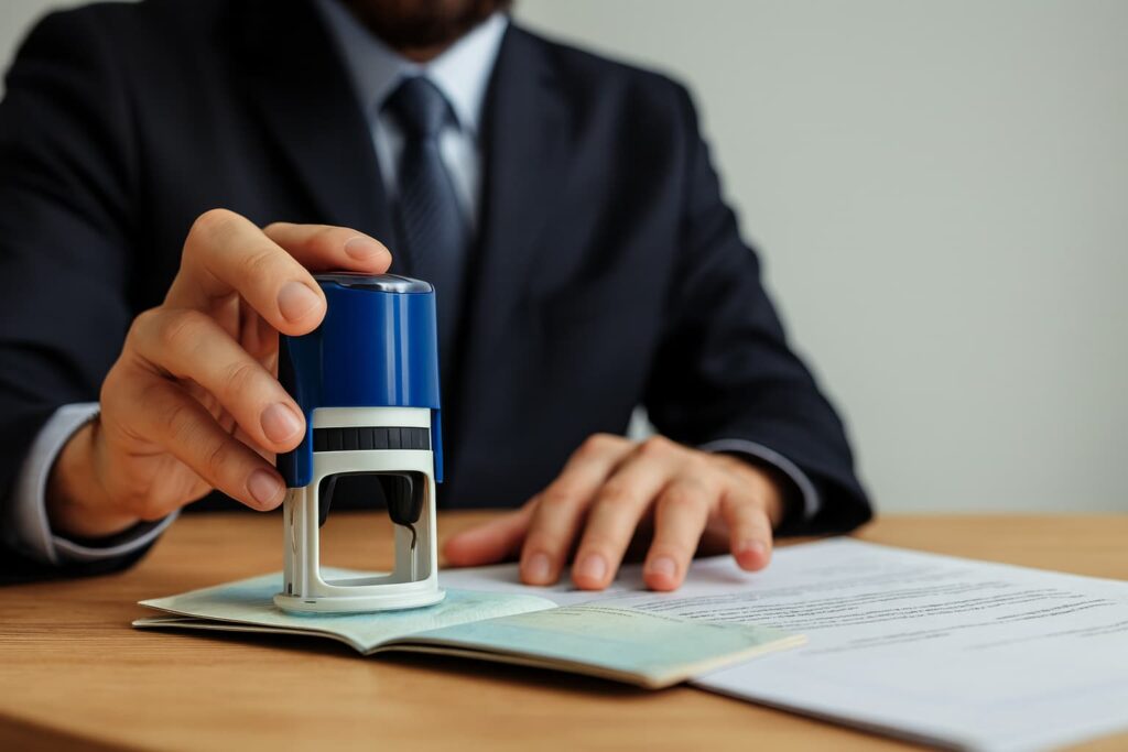 Person notarizing U.S. vital records such as birth, marriage, and death certificates with an online notary at NotaryPublic24.