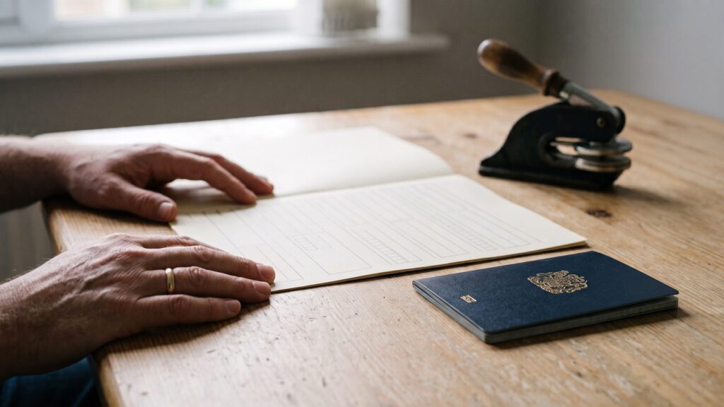 Form DS-3053: How to Complete and Notarize the Child Passport Consent Form 3 form ds-3053 statement of consent for a child's U.S. passport, unsigned, waiting for the notary – NotaryPublic24